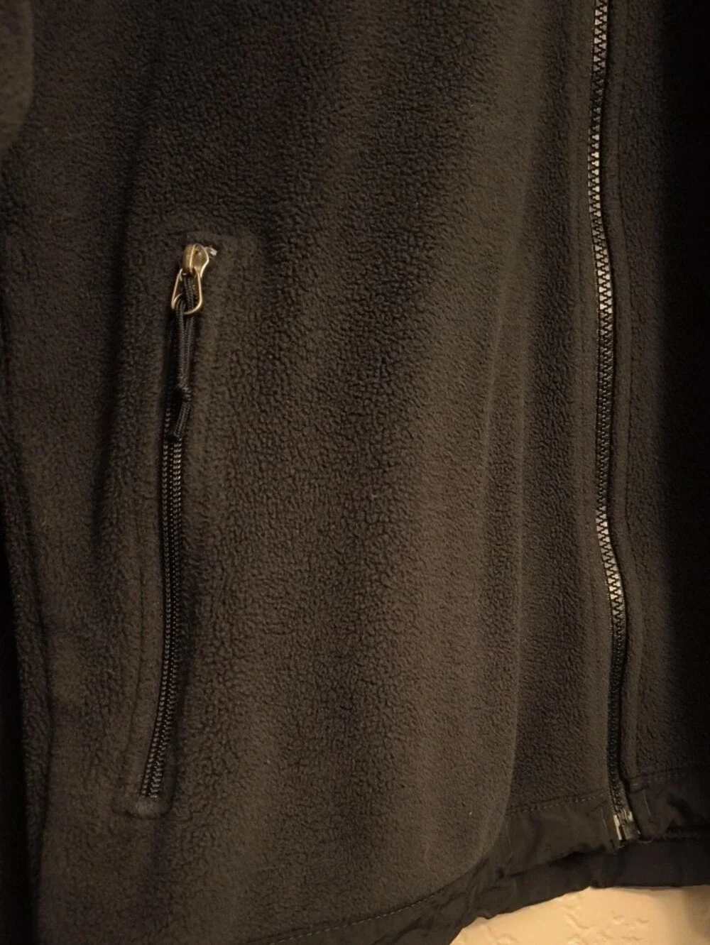 The North Face Men's M Black Hooded Fleece Jacket